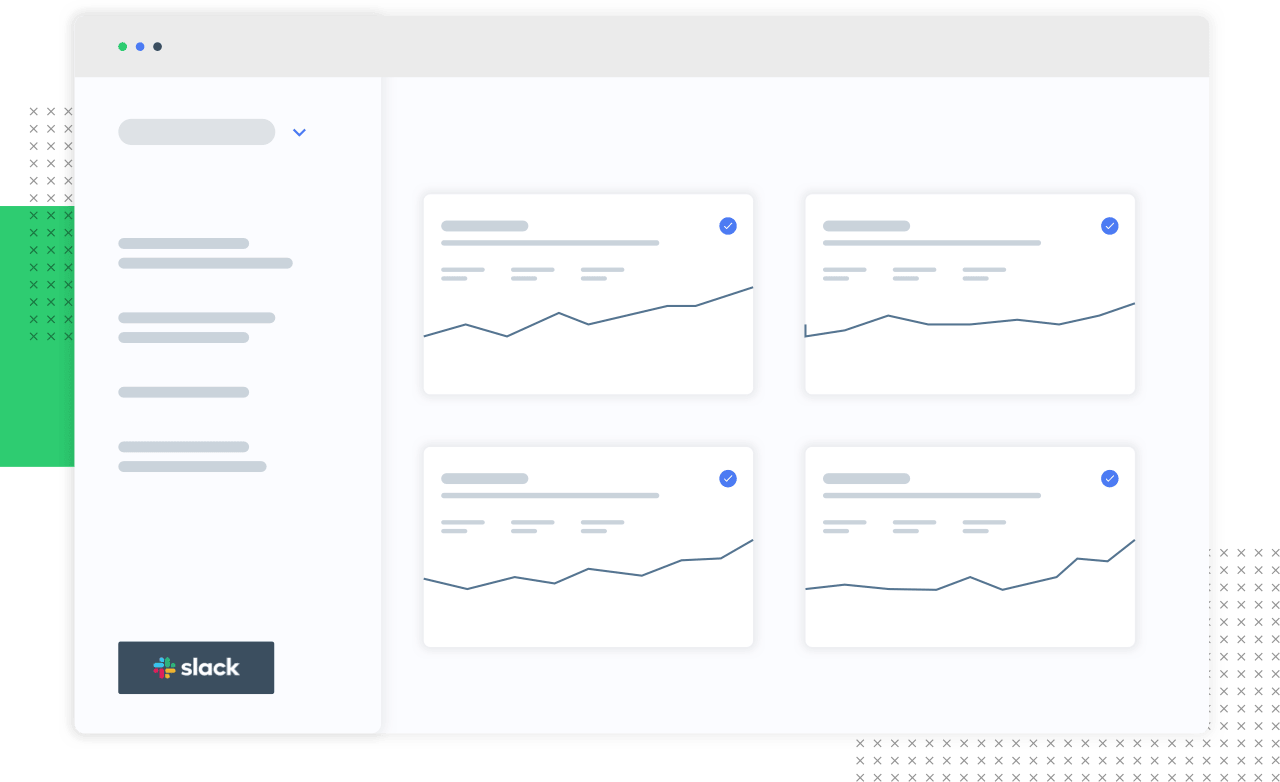 Illustration of ping's main dashboard.